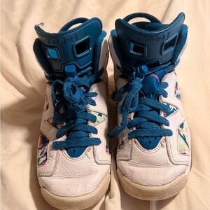 Jordan Kids Sneakers in Blue and White